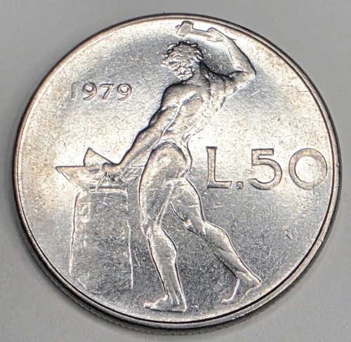 Lire italia 1979 moneta - 50,