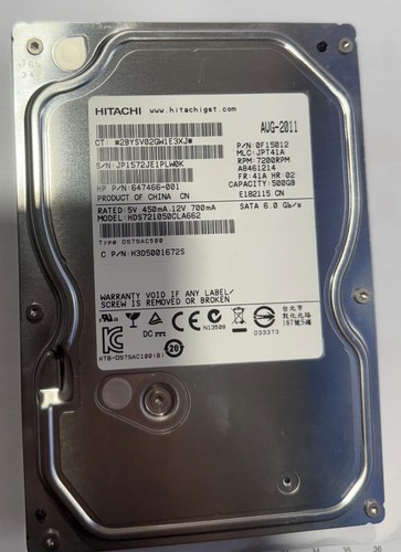 Hard disk usato sata 500gb - hard,