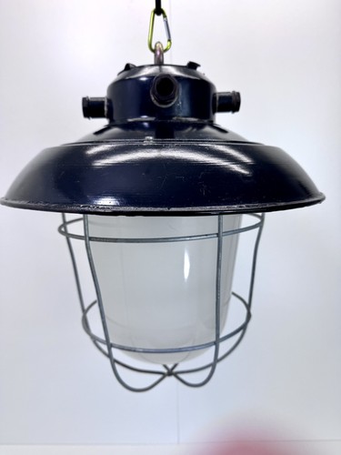 Alte fabriklampe emaille lampe - fabriklampe,
