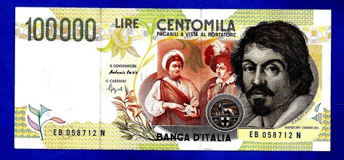 Insegna italia p117a - p117a, 100.000
