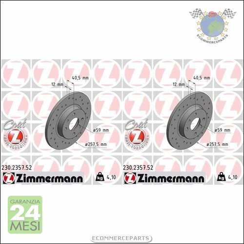 Kit dischi freno - 2x,