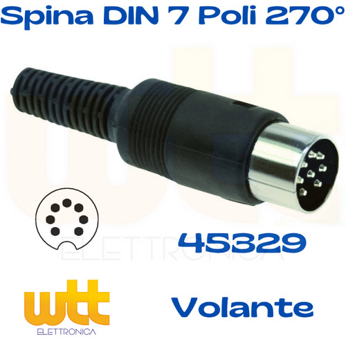 Connettore din poli 270 - 7,
