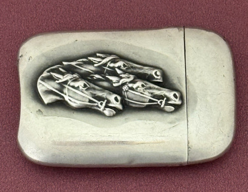 American sterling match safe - american,