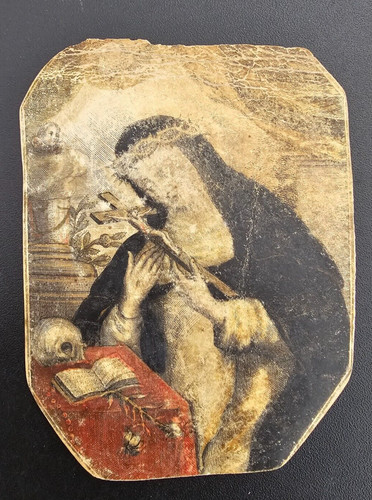 Santino pergamena santa - santa, rita