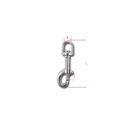 Moschettoni girello inox aisi - moschettoni,