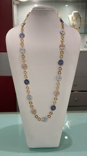 Fashion steel collana lunga - steel,