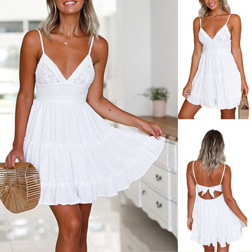 Mini abito donna - , scollo