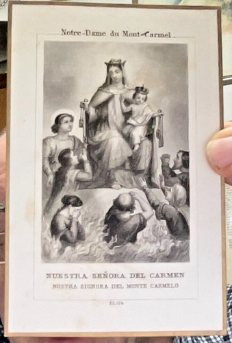 Santino madonna del - madonna, carmine
