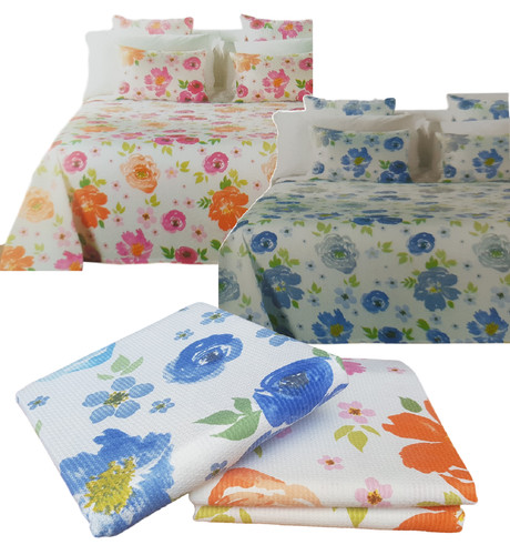 Copriletto estivo piquet - , di