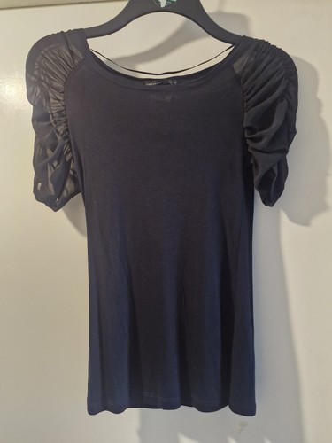 Atmosphere black top sheer - atmosphere,
