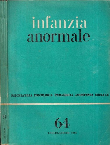 Infanzia anormale 64 - anormale,