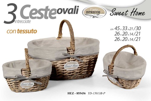 Set ceste ovale vimini - ceste,