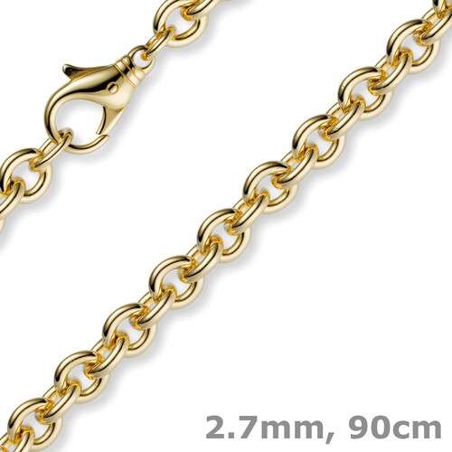 Collana catena rotonda da - a,