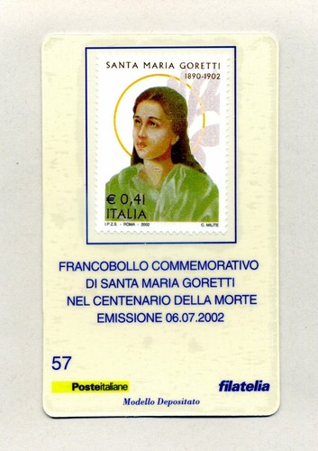 Santa maria goretti tessera - goretti,