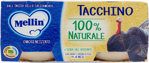 Omogeneizzato tacchino 100 - omogeneizzato,
