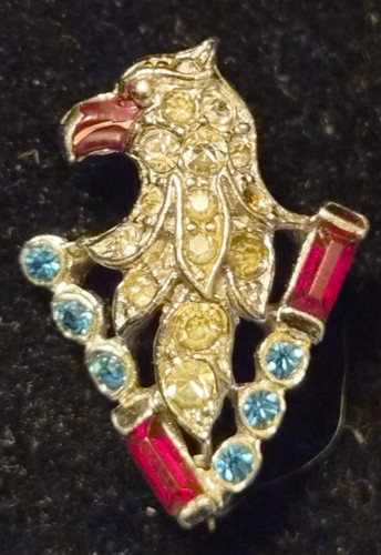 Spilla clip pelliccia testa