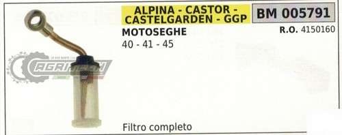 4150160 tubo con - tubo, filtro