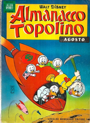 Almanacco topolino ago 1964 - ago,