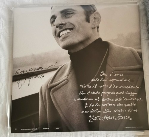 Ghemon autografato scritto - lp,