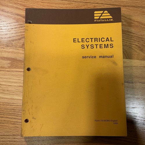 Fiat allis impianti elettrici - allis,