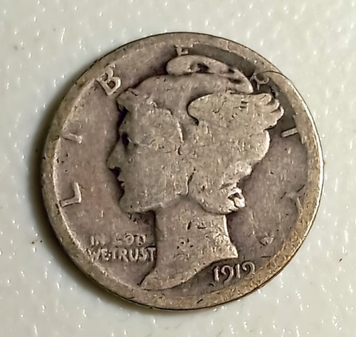 Usa one dime 1919 mercury - usa,