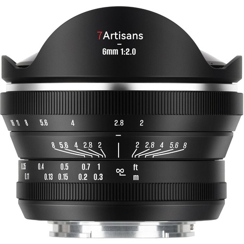 7artisans obiettivo 6mm - 6mm, f2.0