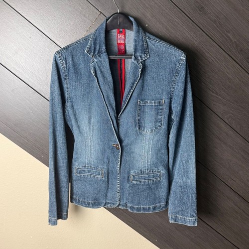 Giacca blazer donna denim blu