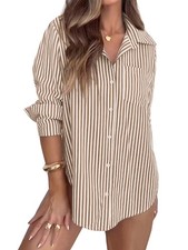Camicia A Righe con Bottoni