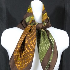 CELINE Sciarpa grande seta