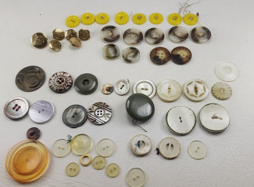 Lotto bottoni misti vintage