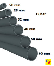 Tubo in PVC per raccordi in