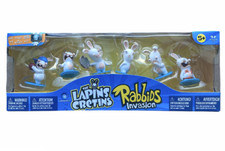 Rabbids Invasion The Lapins Cretins Mini Figurine Box Set Serie 1 **Nuovo**