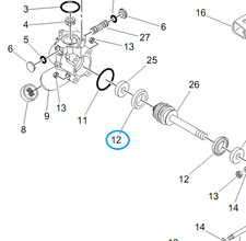 GUARNIZIONE DE 118 PER ABBACCHIATORE TUONO CAMPAGNOLA