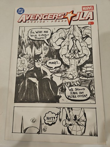 Avengers jla schizzo vuoto - schizzo,