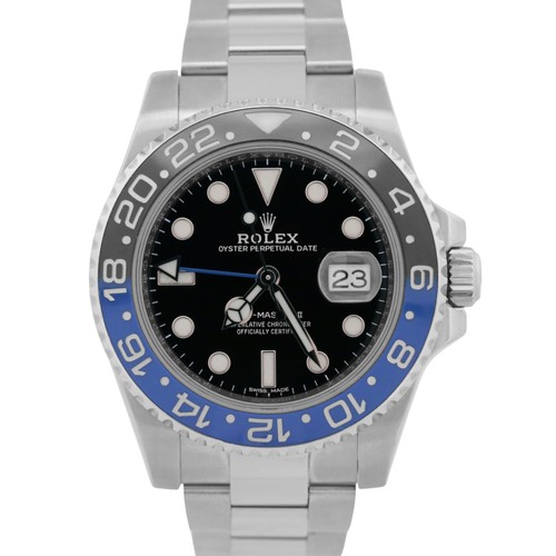 Rolex gmt master batman - rolex, gmt-master