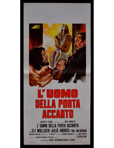 Locandina uomo della porta - della,