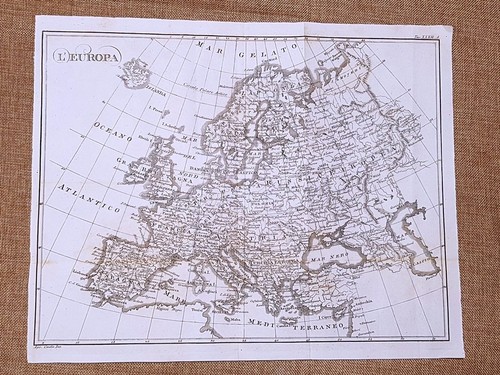 Carta geografica mappa - o,