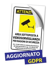 Coppia di Adesivi per Cartelli