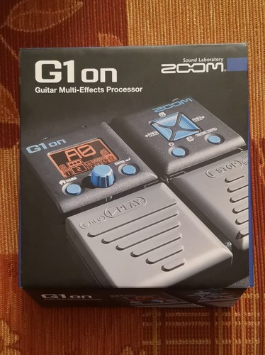 Zoom guitar processore - on,