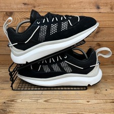 Scarpe da ginnastica Adidas da uomo taglia UK 10 Y3 Shiku Run nere Yohji Yamamoto casual