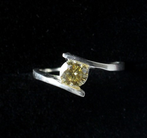 Anello solitario argento - anello,