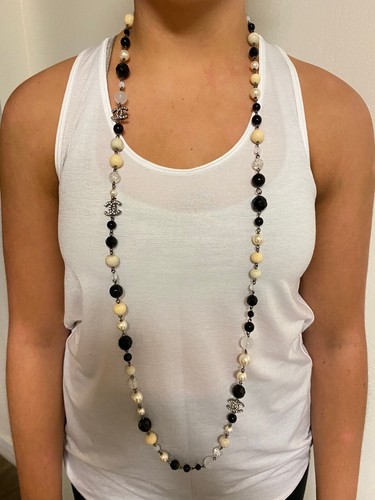 Collana lunga vintage chanel - vintage,