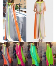 Vestito Lungo Copricostume Maxi Dress Chiffon Woman Long Dress Cover ups 110121