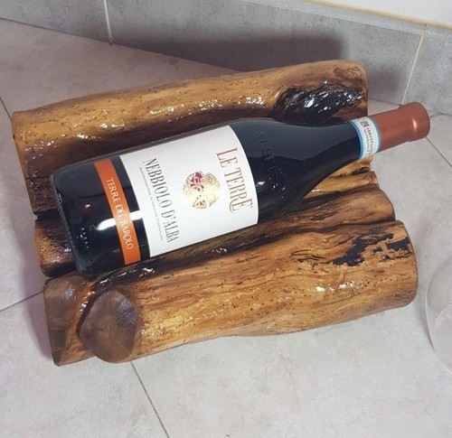 Ceppo portabottiglie legno - ceppo,