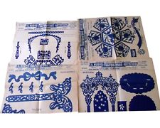 TAVOLE DISEGNI per traforo modellismo decoupage lotto 4 pezzi ettore ferrari