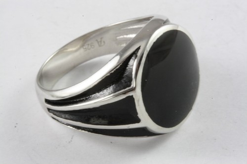 Anello uomo onice - onice,