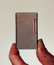 Accendino ST DuPont Placcato oro Anni 60 Vintage diamantato