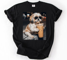 Camicia Shih Tzu Bere Caffè