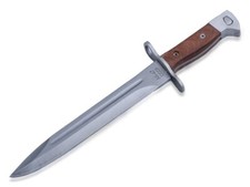 Coltello a lama fissa 34,5 cm con impugnatura in legno