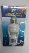 Portalampada E 27 con sensore